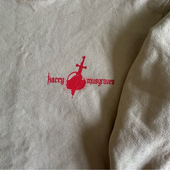 Kacey Musgraves Sweatshirt Mens Medium Star Crossed Unveiled Tour Crewneck Music - Picture 2 of 8